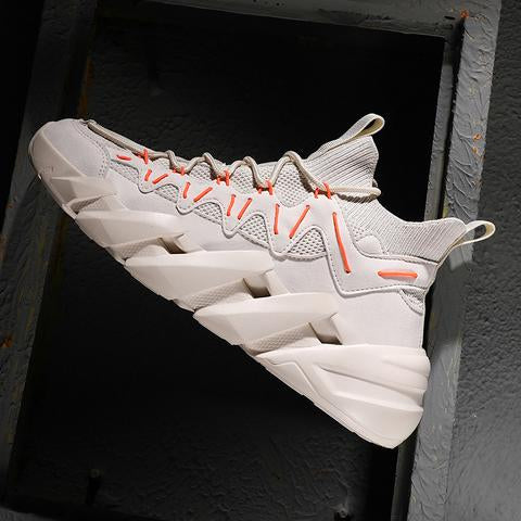 New Spring And Summer Old Shoes Thick-soled Sports Shoes Men's Casual Shoes Mesh Breathable Running Shoes