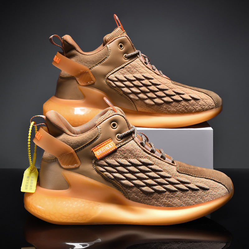 Breathable sports shoes men's popcorn casual shoes