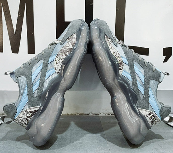 Men's Shoes Korean Style Low-cut Fashion Trendy Casual Shoes Platform Height Increasing Sports Running Shoes Trendy Shoes