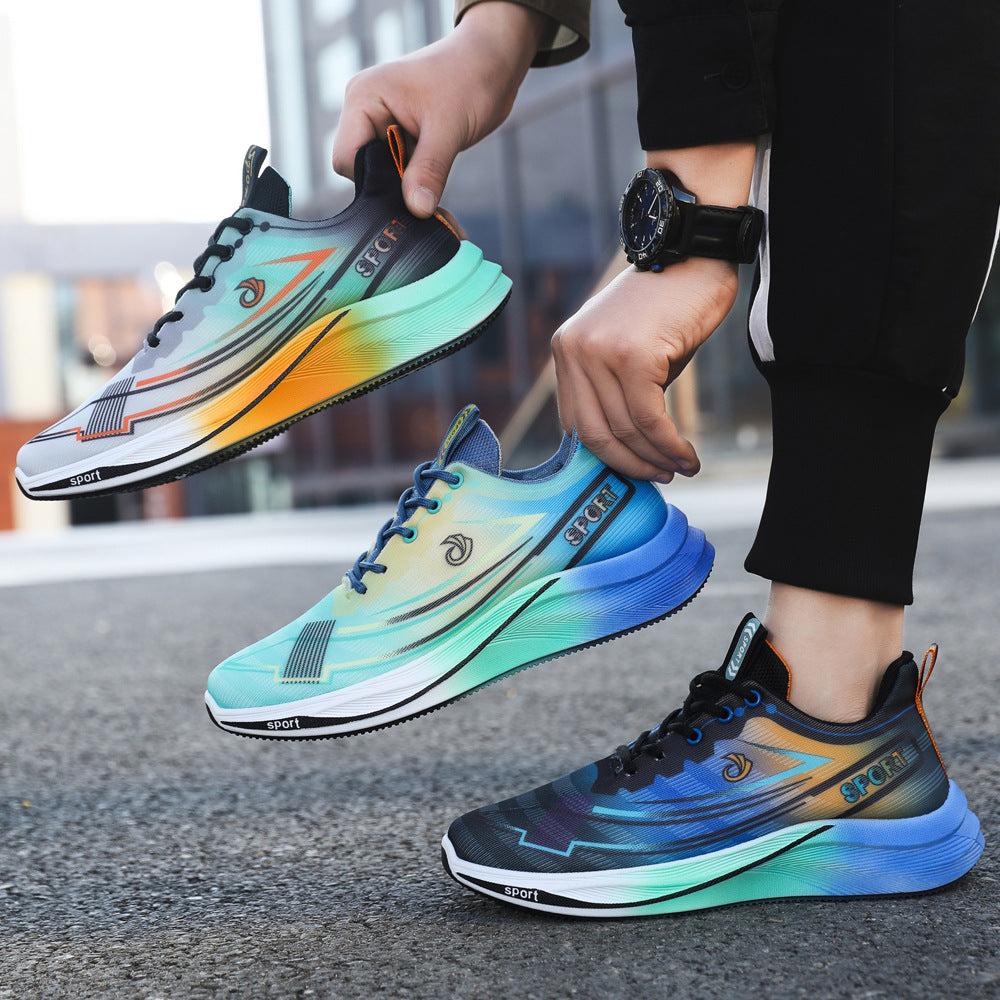 Mesh Breathable Running Shoes Lightweight Comfortable Breathable Trendy Casual Shoes Men's Shoes